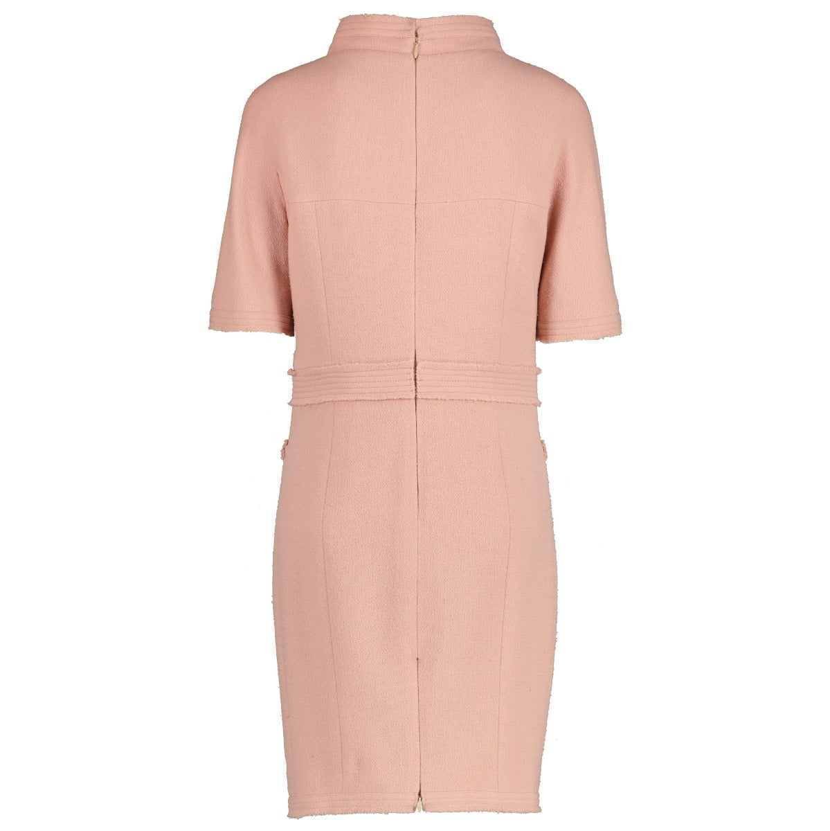 Chanel Spring Summer 2012 12S Pink Wool Runway Dress