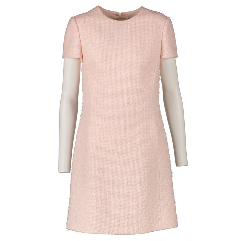 Christian Dior Pink Tweed Dress - Size FR38