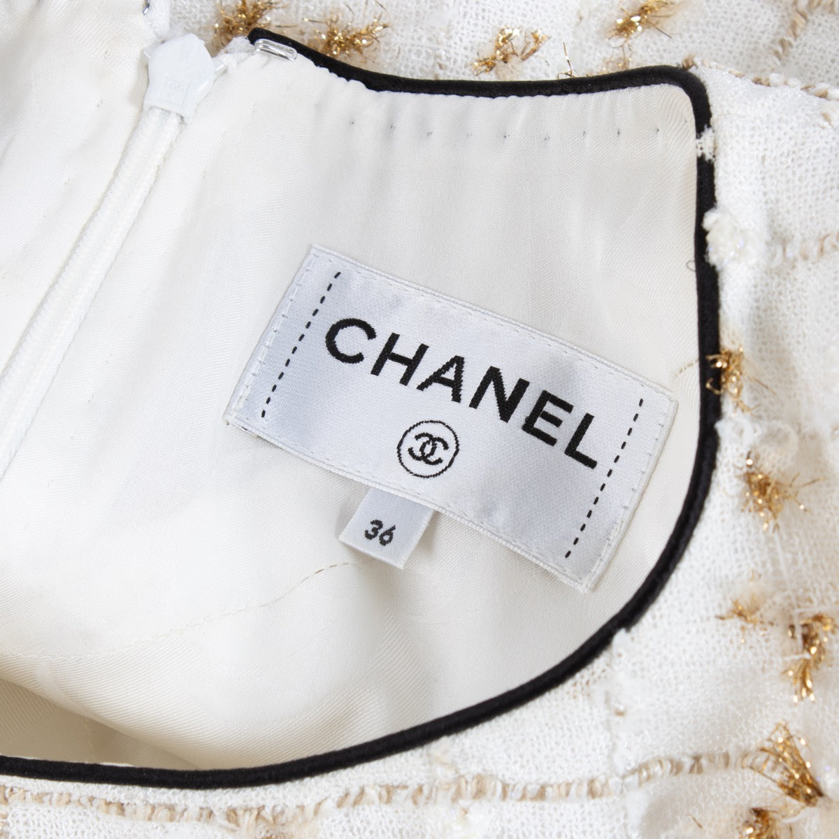 Shop 100% authentic secondhand Chanel 19S Tweed Dress - Size 36 on Labellov.com