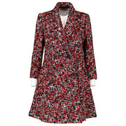Christian Dior Multicolor Tweed Long Coat