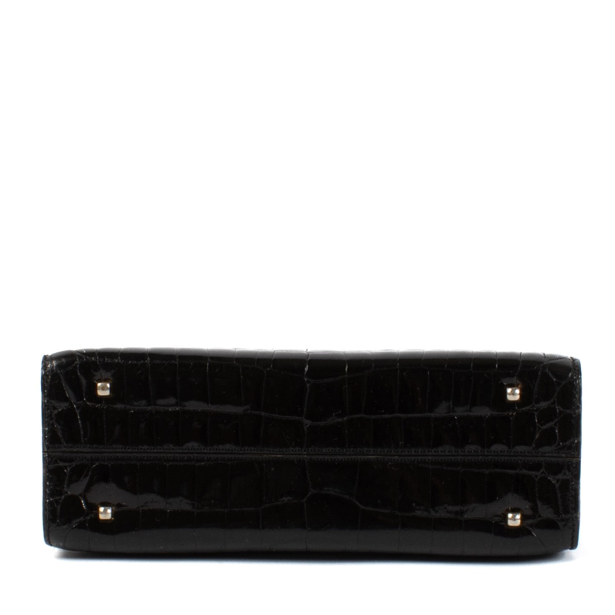 shop 100% authentic second hand Delvaux Black Crocodile Chain Bag on Labellov.com