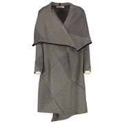 Christian Dior Houndstooth Wool Coat