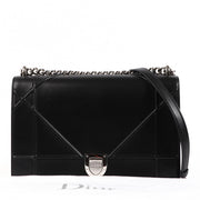Buy an authentic second hand Christian Dior Black Large Diorama Shoulder Bag in very good condition at Labellov.com