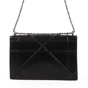 Buy an authentic second hand Christian Dior Black Large Diorama Shoulder Bag in very good condition at Labellov.com