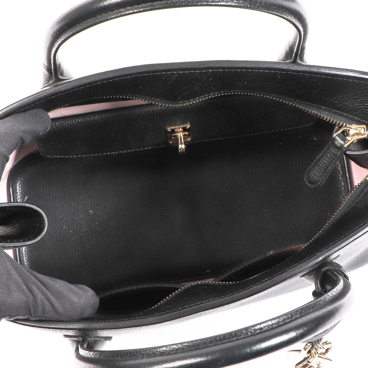 Buy an authentic second hand Christian Dior Black Open Bar Top Handle in very good condition at Labellov