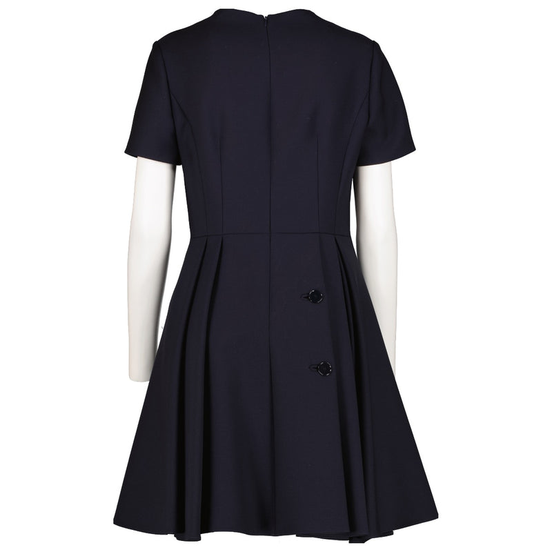 shop 100% authentic second hand Christian Dior Navy Blue Dress - Size 38 on Labellov.com