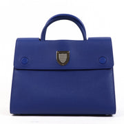 Buy an authentic second hand Christian Dior Electric Blue Diorever Top Handle in very good condition at Labellov