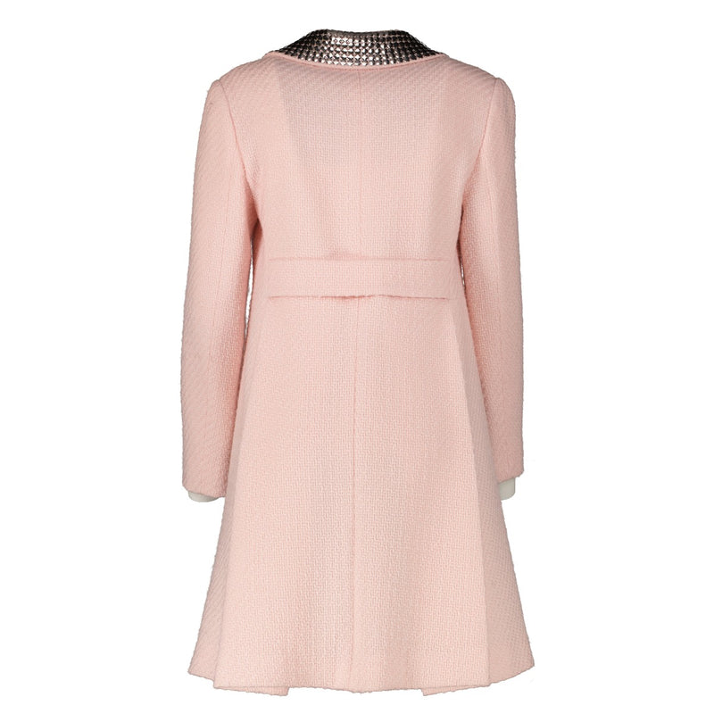 Christian Dior Roze Tweed Jas - Maat FR38