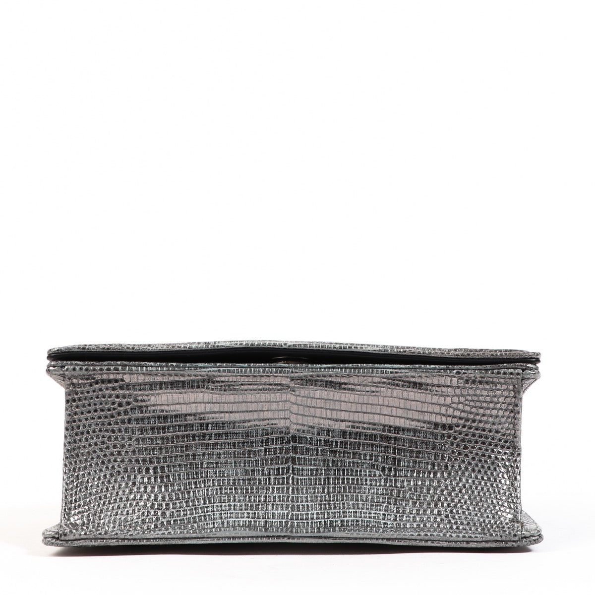 Buy an authentic second hand Christian Dior Silver Snake Embossed Small Diorama Shoulder Bag in very good condition at Labellov.com