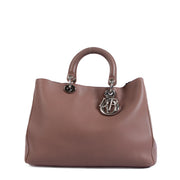 Christian Dior Taupe Diorissimo Large Handbag