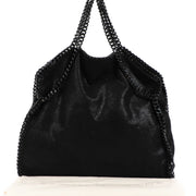 Stella McCartney Black Falabella Fold-Over Tote