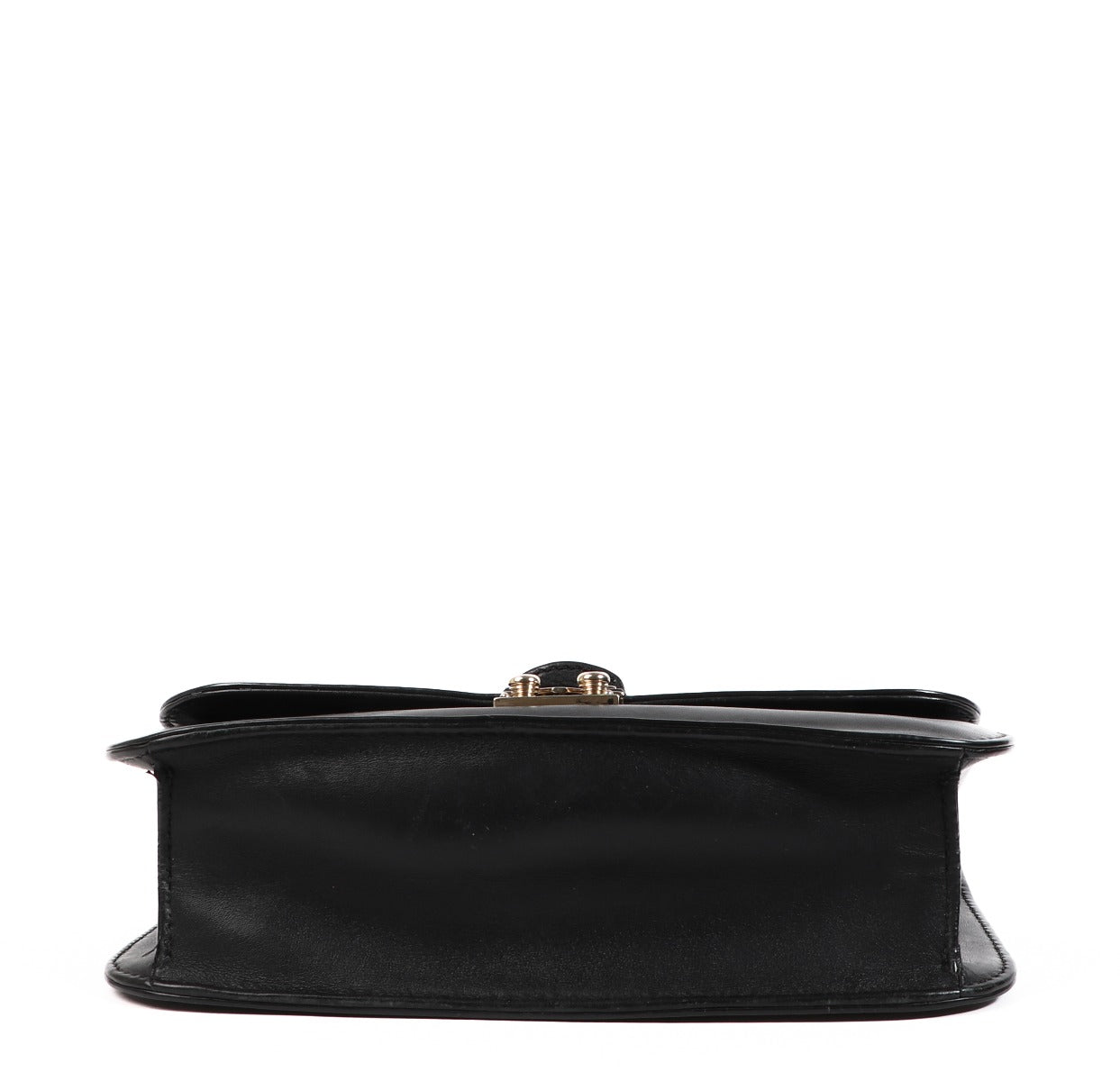 Valentino Garavani Black Medium Glam Lock Crossbody Bag