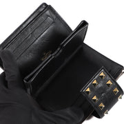 Buy an authentic second hand Valentino Garavani Black Rockstud Wallet in good pre-loved condition at Labellov.com