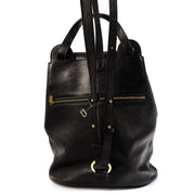 Shop safe online at Labellov Antwerp, Brussels and Knokke this 100% authentic second hand Delvaux Soleil Black Leather Backpack