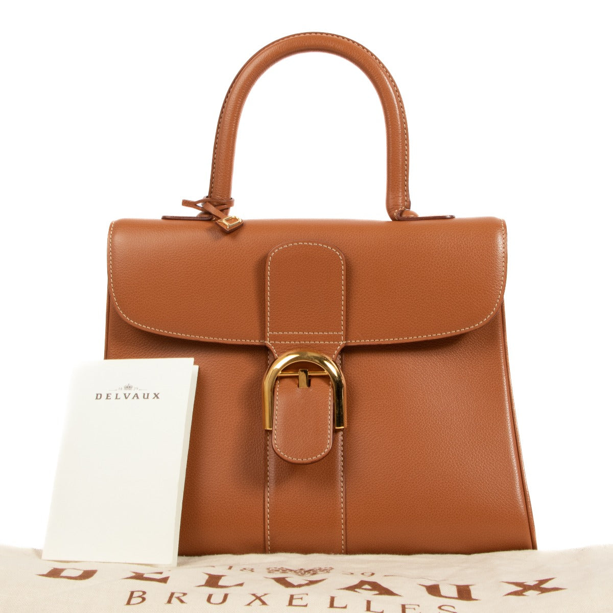 Delvaux Brillant MM Fauve Jumping