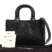 Buy an authentic second hand Fendi Black FF Small Tote Bag in very good condition at Labellov.com