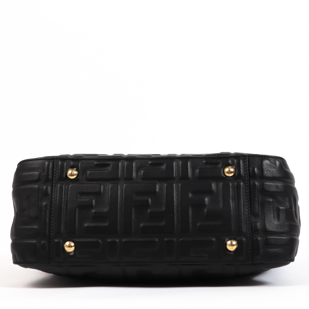 Buy an authentic second hand Fendi Black FF Small Tote Bag in very good condition at Labellov.com