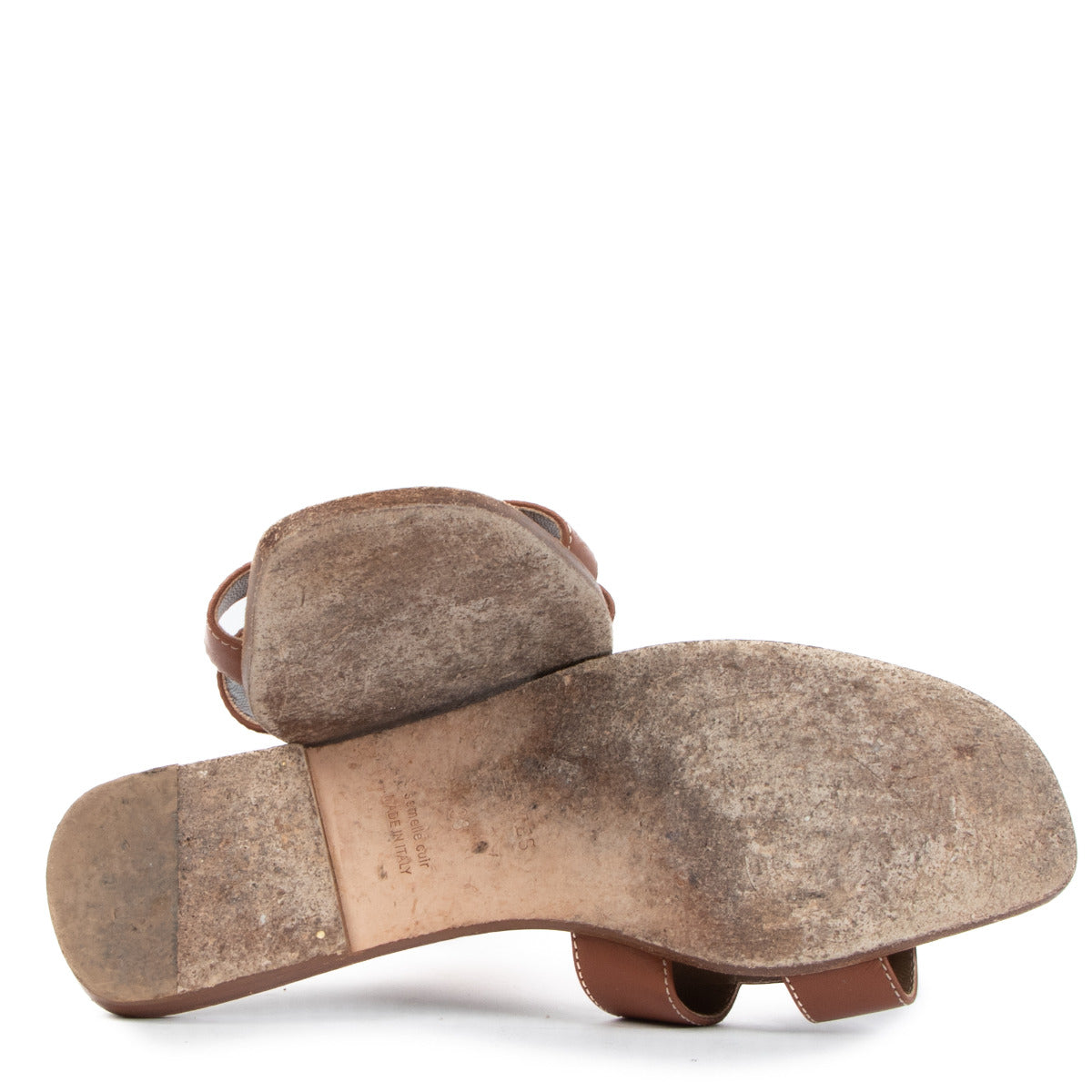 Hermès Oran Bruine Sandalen - Maat 38