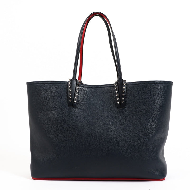 Christian Louboutin Cabata Blue Leather Tote bag