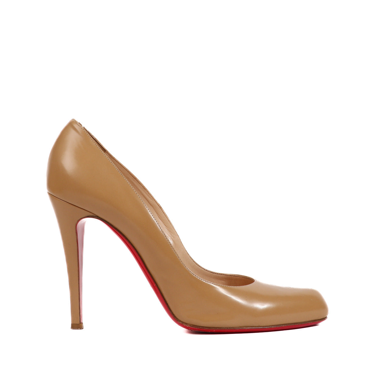 Christian Louboutin Christian Louboutin Camel Decollete 100 Calf Jazz Heels