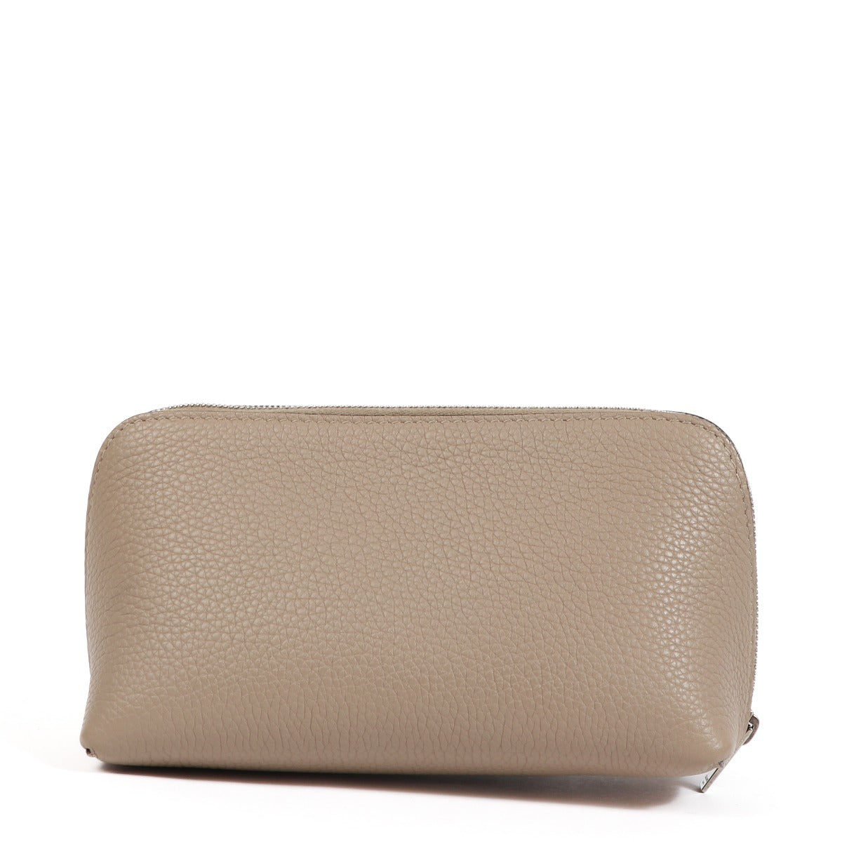 Trousse à cosmétiques en cuir beige Céline