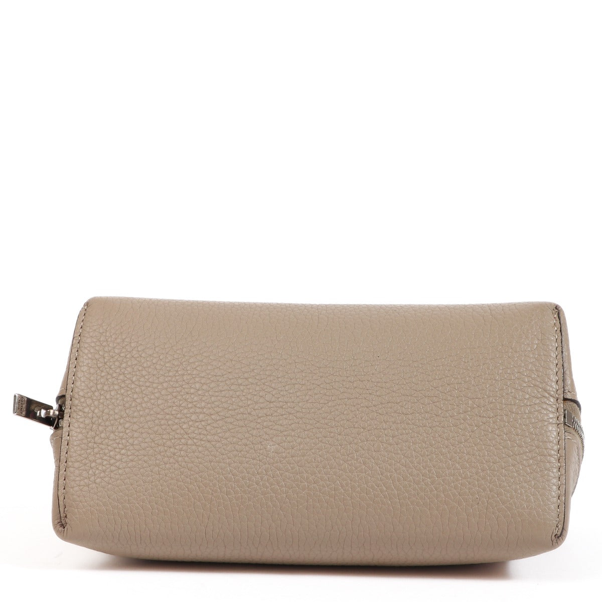 Trousse à cosmétiques en cuir beige Céline