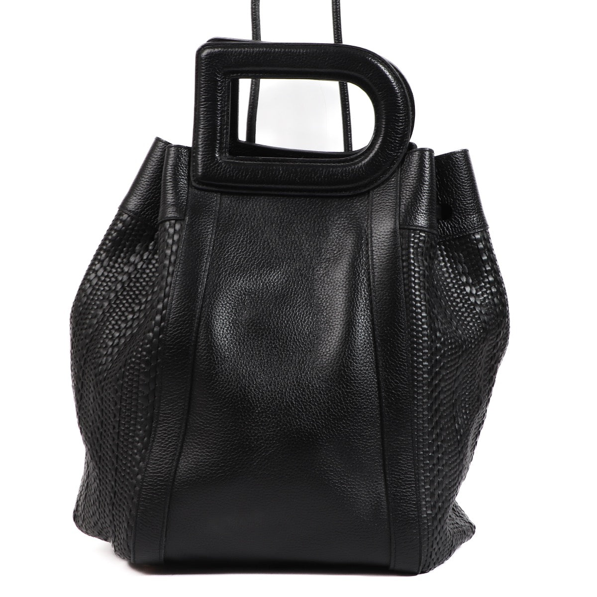 Shop an authentic second hand Delvaux Black Toile de Cuir Top Handle on Labellov.com