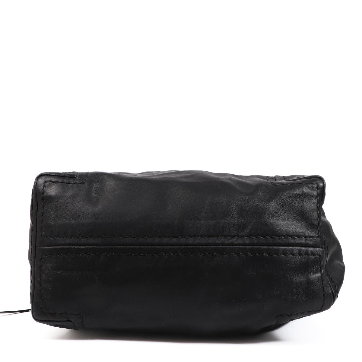 Jimmy Choo Black Leather Saba Hobo Bag