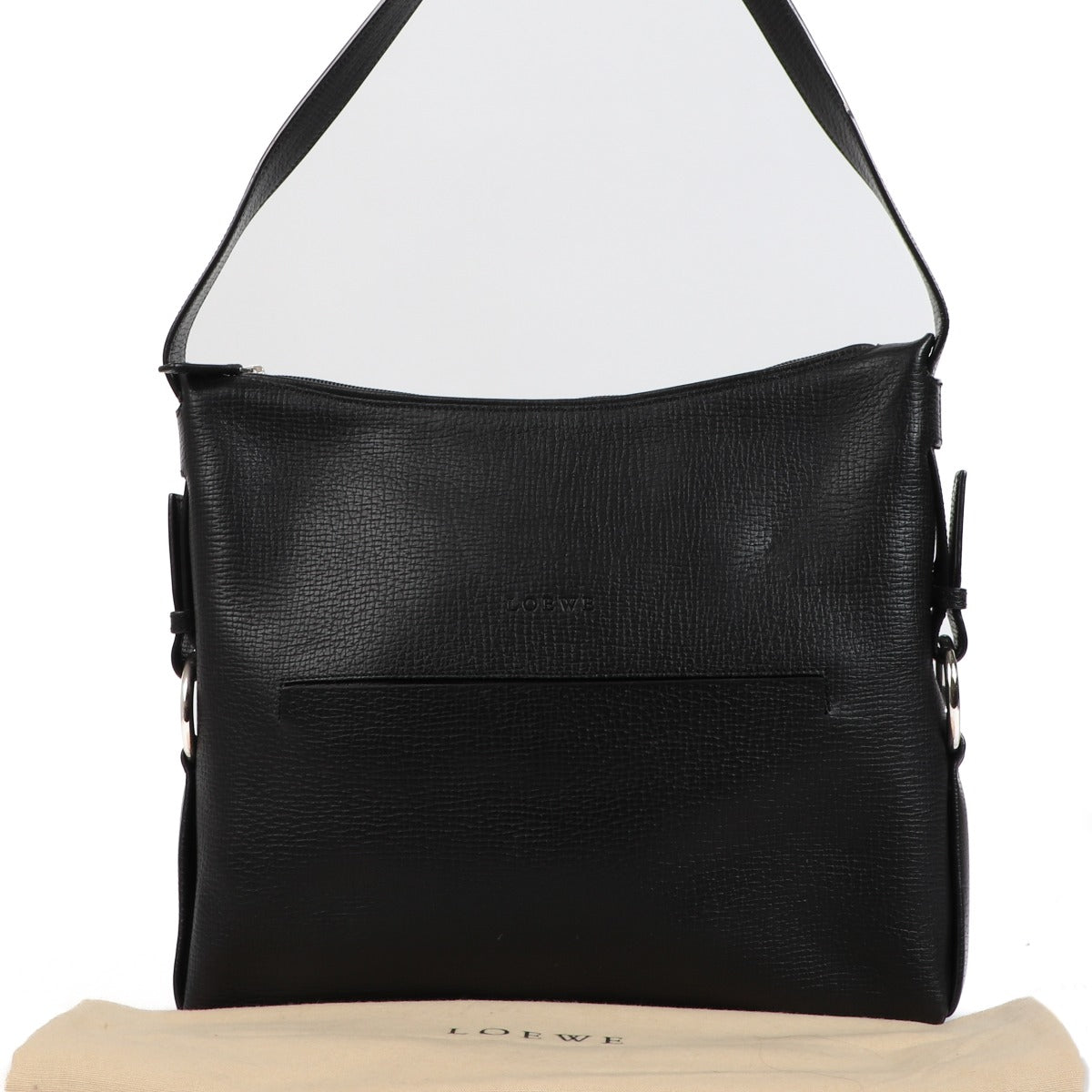Loewe Vintage Black Leather Crossbody Bag