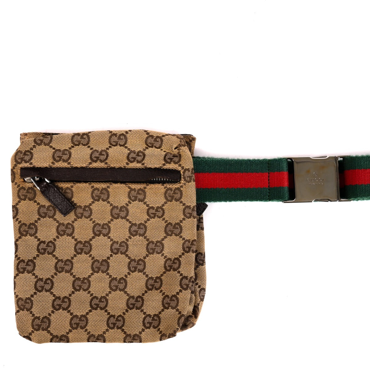Shop safe online at Labellov in Antwerp, Brussels or Knokke this 100% authentic second hand Gucci GG Canvas Waist Belt Bag