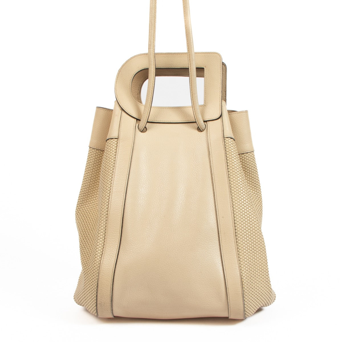 Delvaux Crème Leren Boksbal