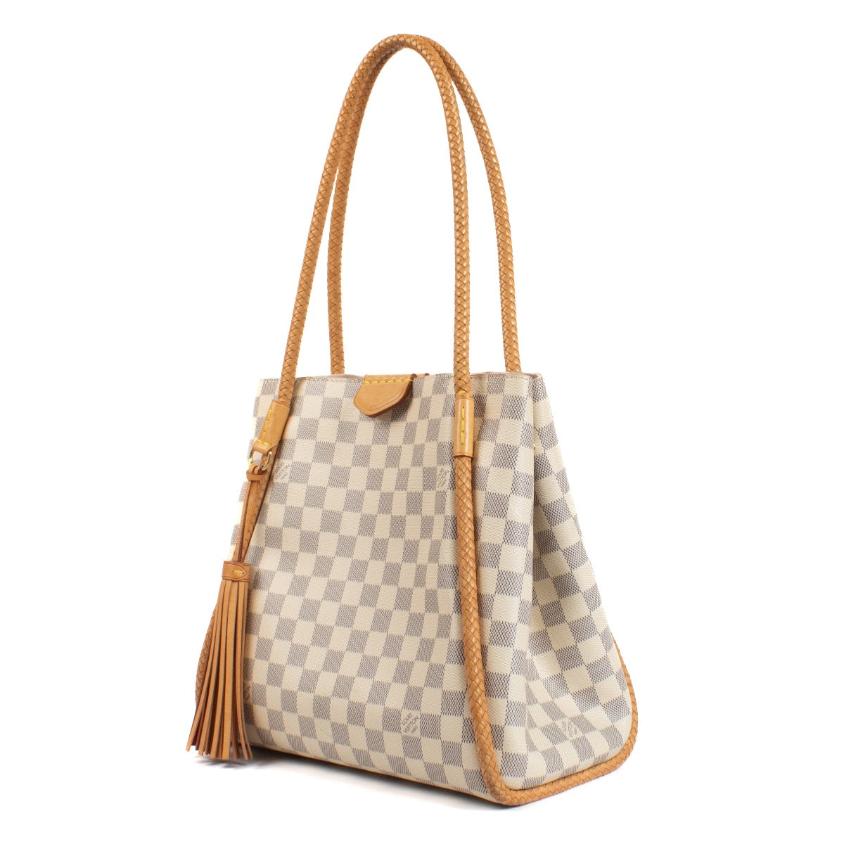 Shop safe online at Labellov in Antwerp, Brussels and Knokke this 100% authentic second hand designer handbag Louis Vuitton Damier Azur Propriano Bag
