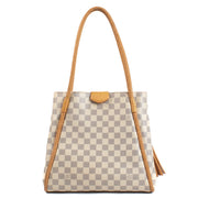 Shop safe online at Labellov in Antwerp, Brussels and Knokke this 100% authentic second hand designer handbag Louis Vuitton Damier Azur Propriano Bag