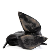Shop authentic second hand Saint Laurent Black Leather Ankle Boots Size 38,5 on Labellov.com
