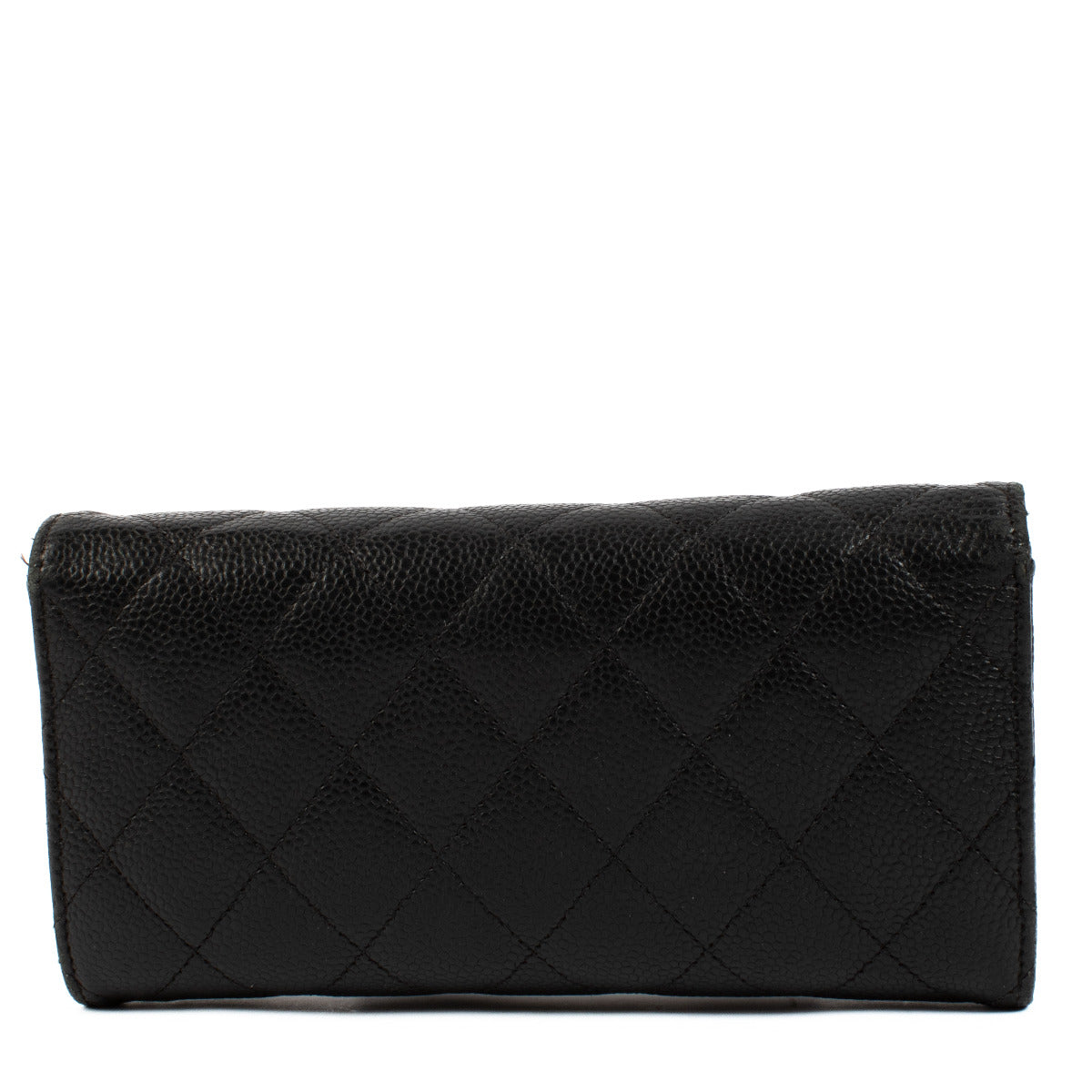 Chanel Black Classic Large Flap Wallet