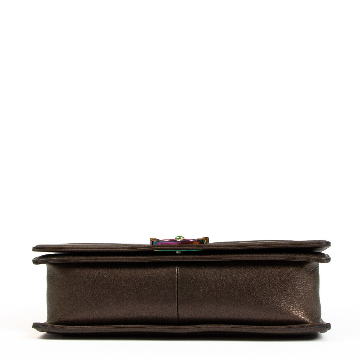 Sac Boy Grand Modèle chaîne arc-en-ciel bronze Chanel