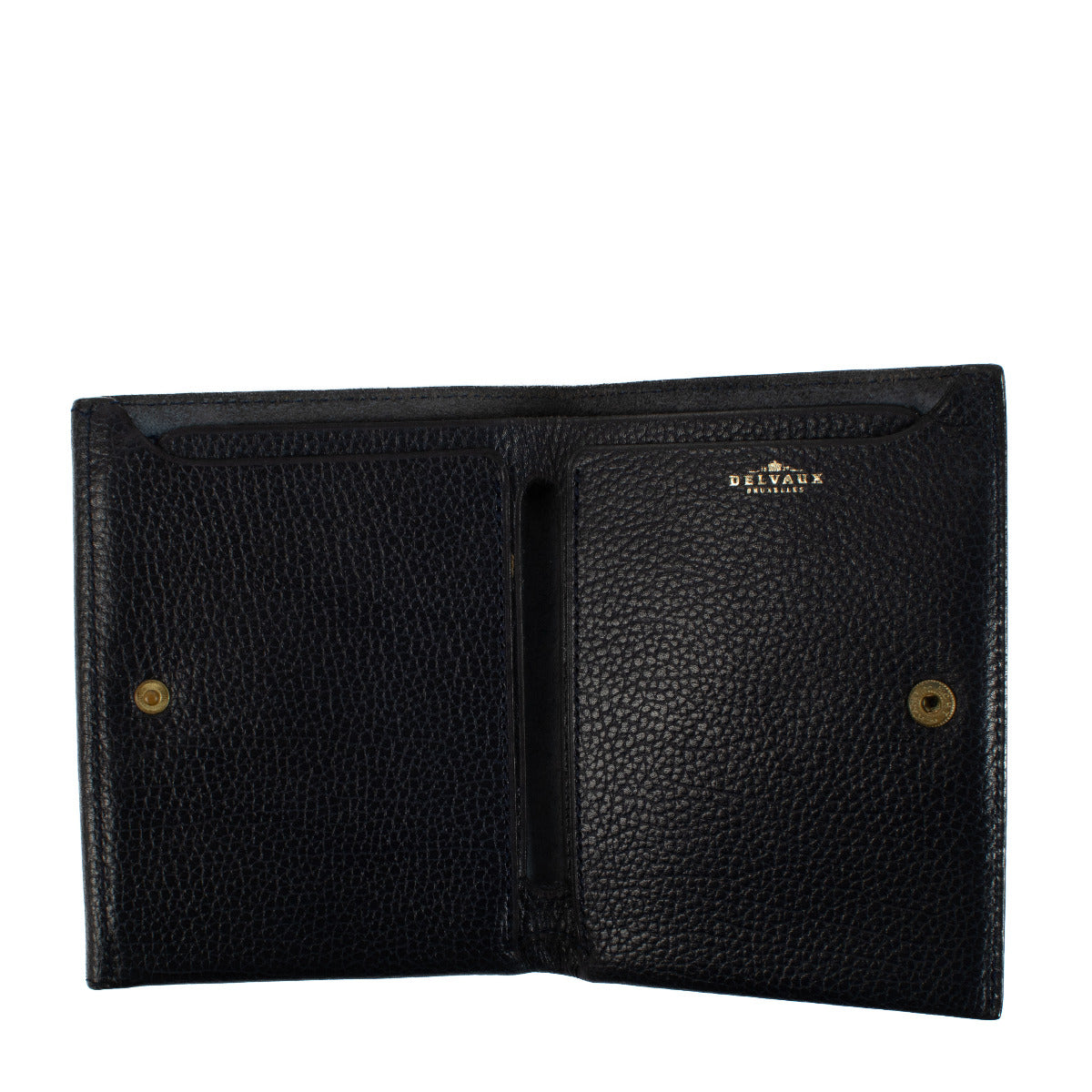 Delvaux Blue Leather Wallet