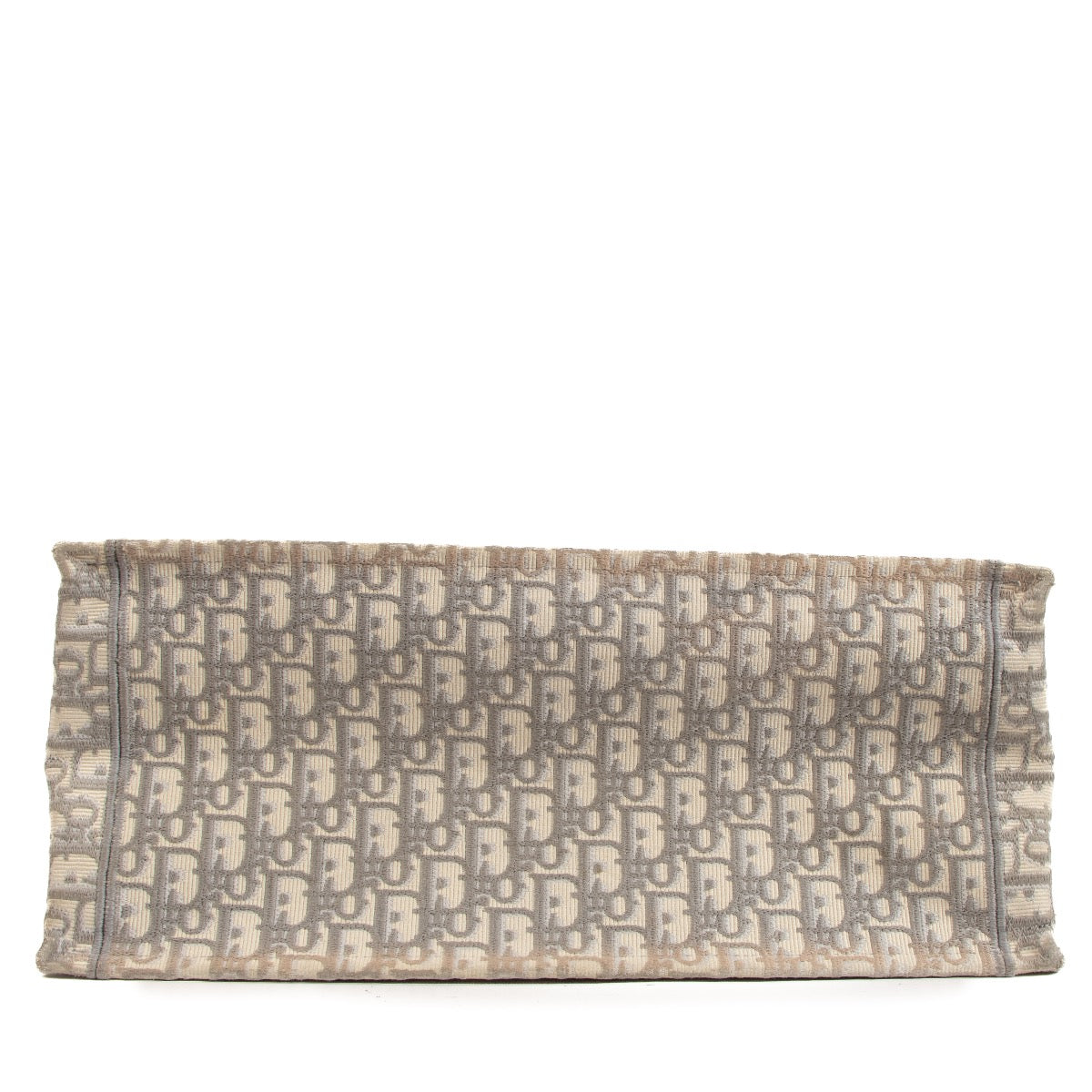 Shop safe online at Labellov in Antwerp, Brussels and Knokke this 100% authentic second hand Christian Dior Light Grey Oblique Large Book Tote