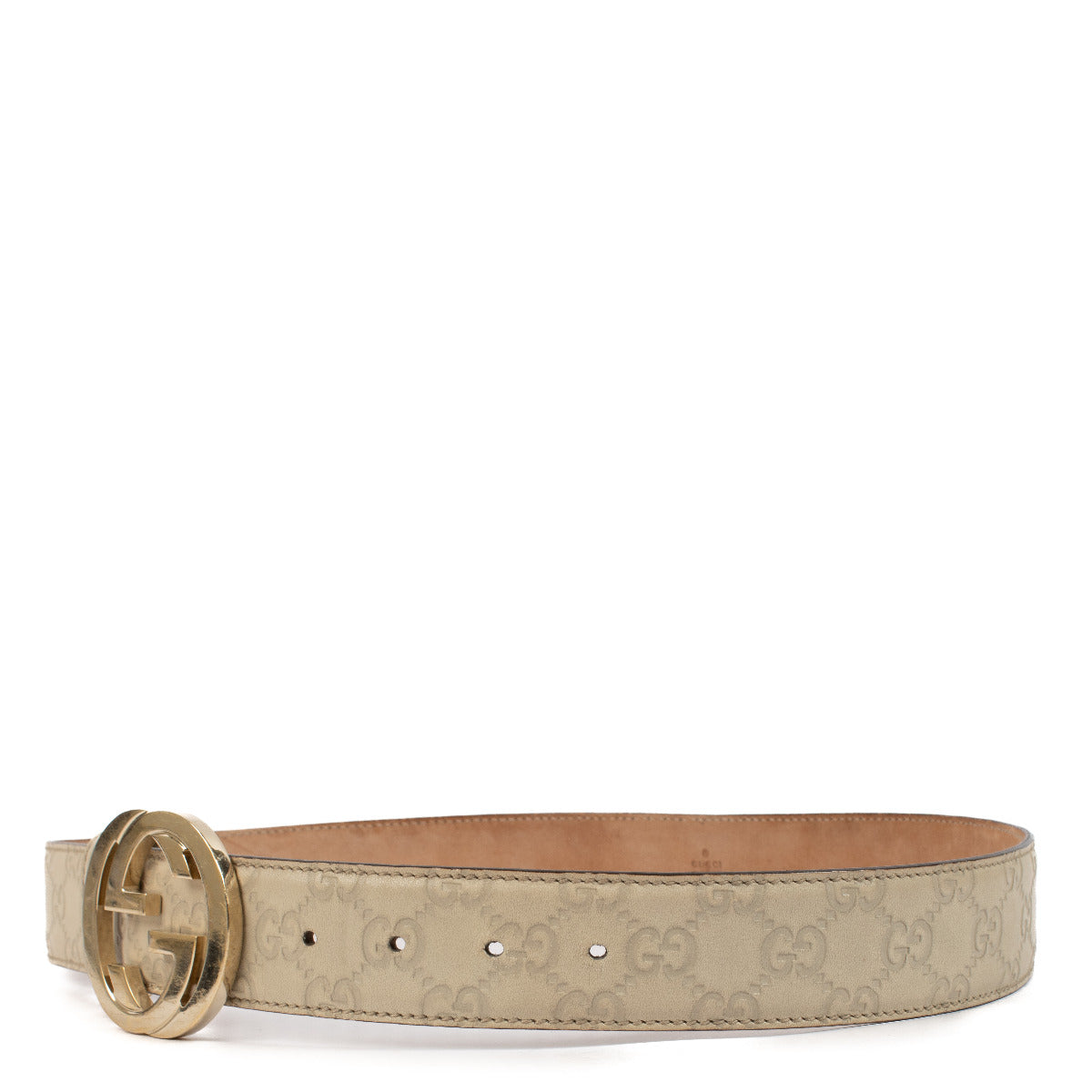 Gucci White Belt - Size 90