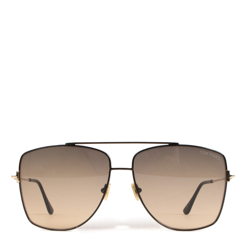 Tom Ford Zwarte Zonnebril Reggie