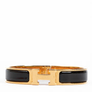 Shop an authentic Hermès Black Clic H Bracelet on Labellov.com