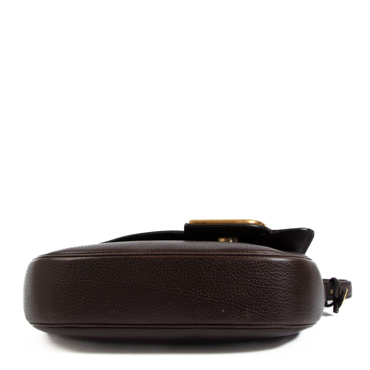 Delvaux Brown Leather Diva Crossbody Bag