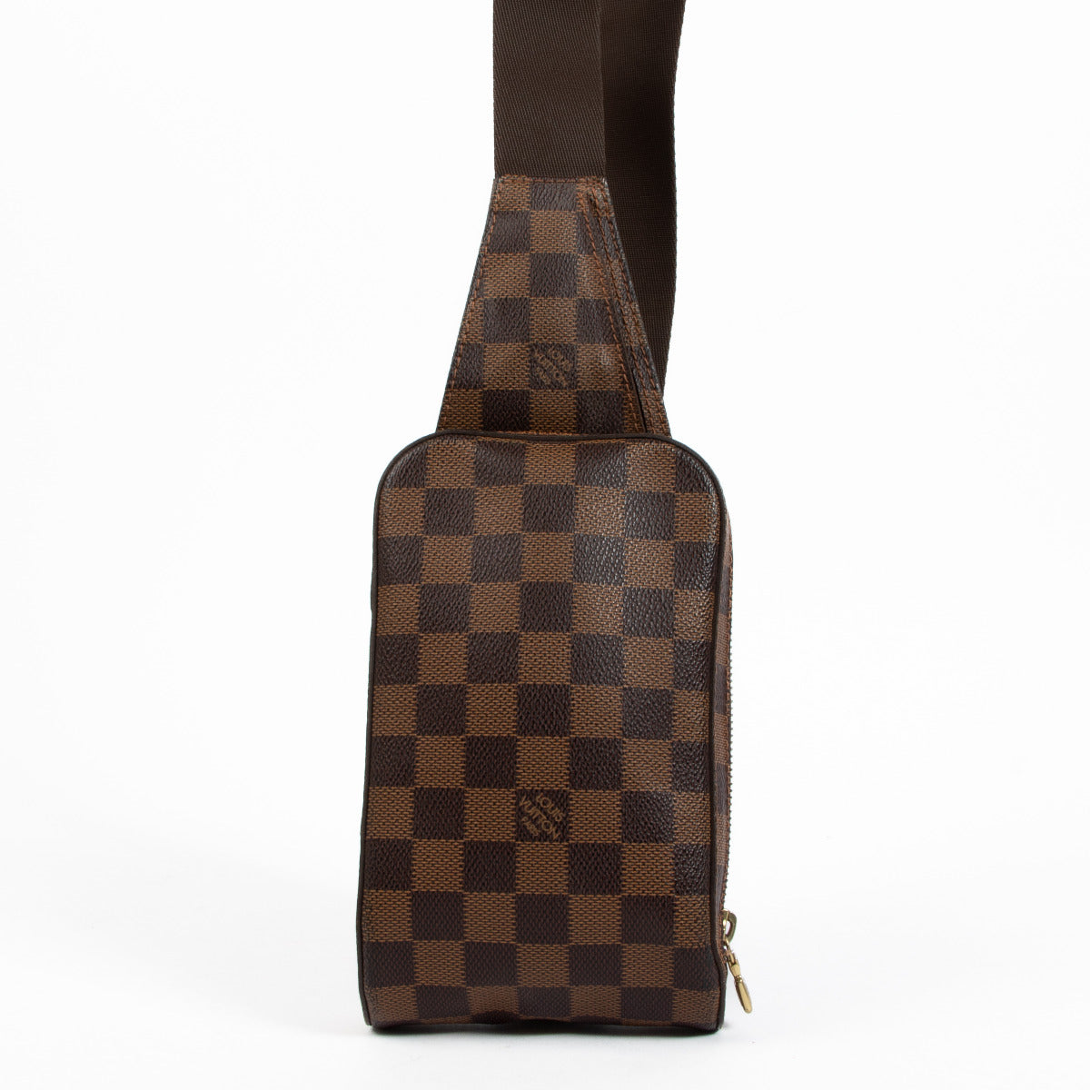 Louis Vuitton Geronimos Damier Ebene Canvas Crossbody aan de beste prijs bij Labellov tweedehands luxe in Antwerpen.
