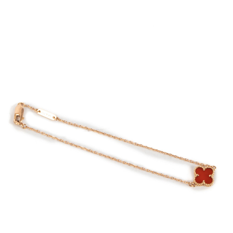 shop authentic second hand Van Cleef Arpels Sweet Alhambra Carnelian Bracelet on Labellov.com
