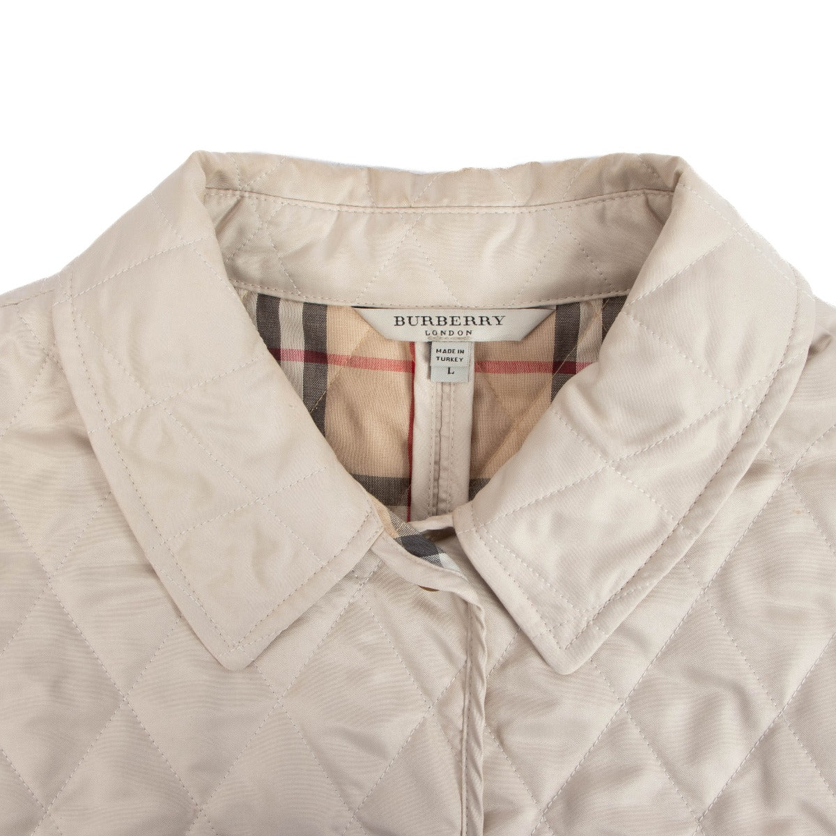 Veste matelassée Burberry beige - Taille L