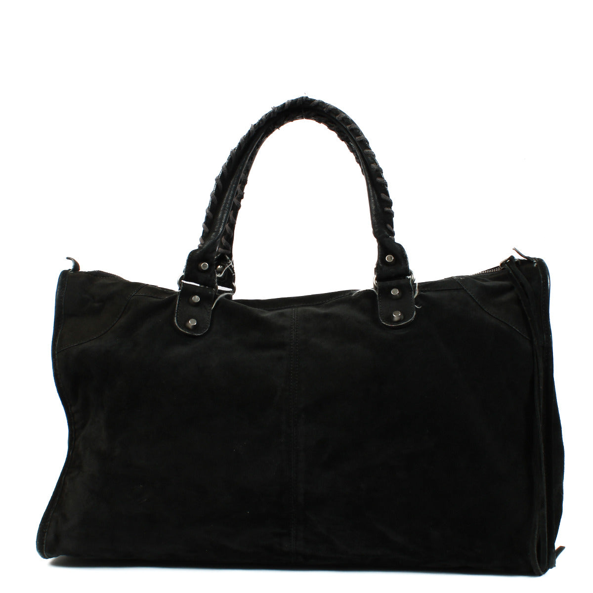 Balenciaga Zwarte Suède Classic Work Tas