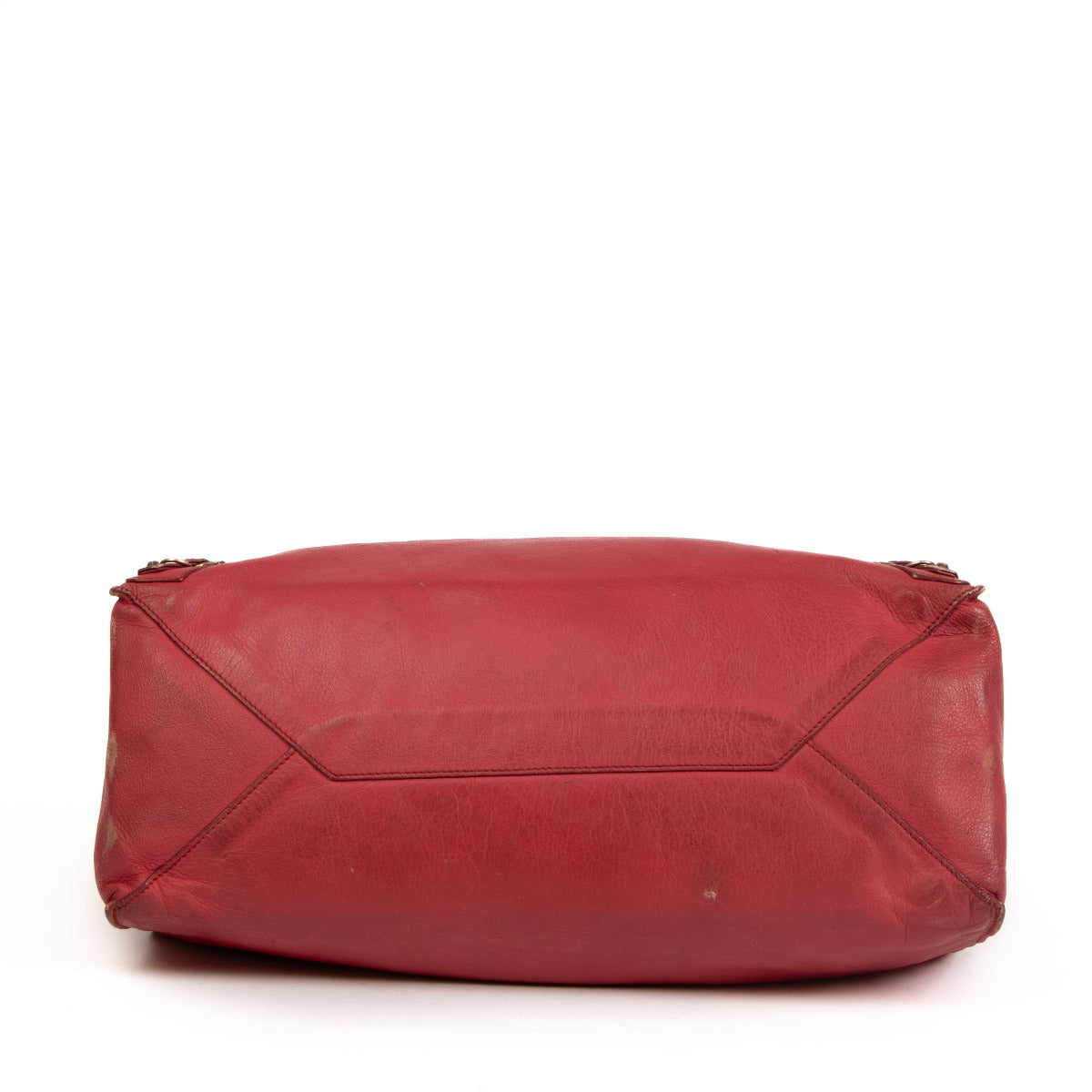 Balenciaga Red Papier A4 Tote Bag