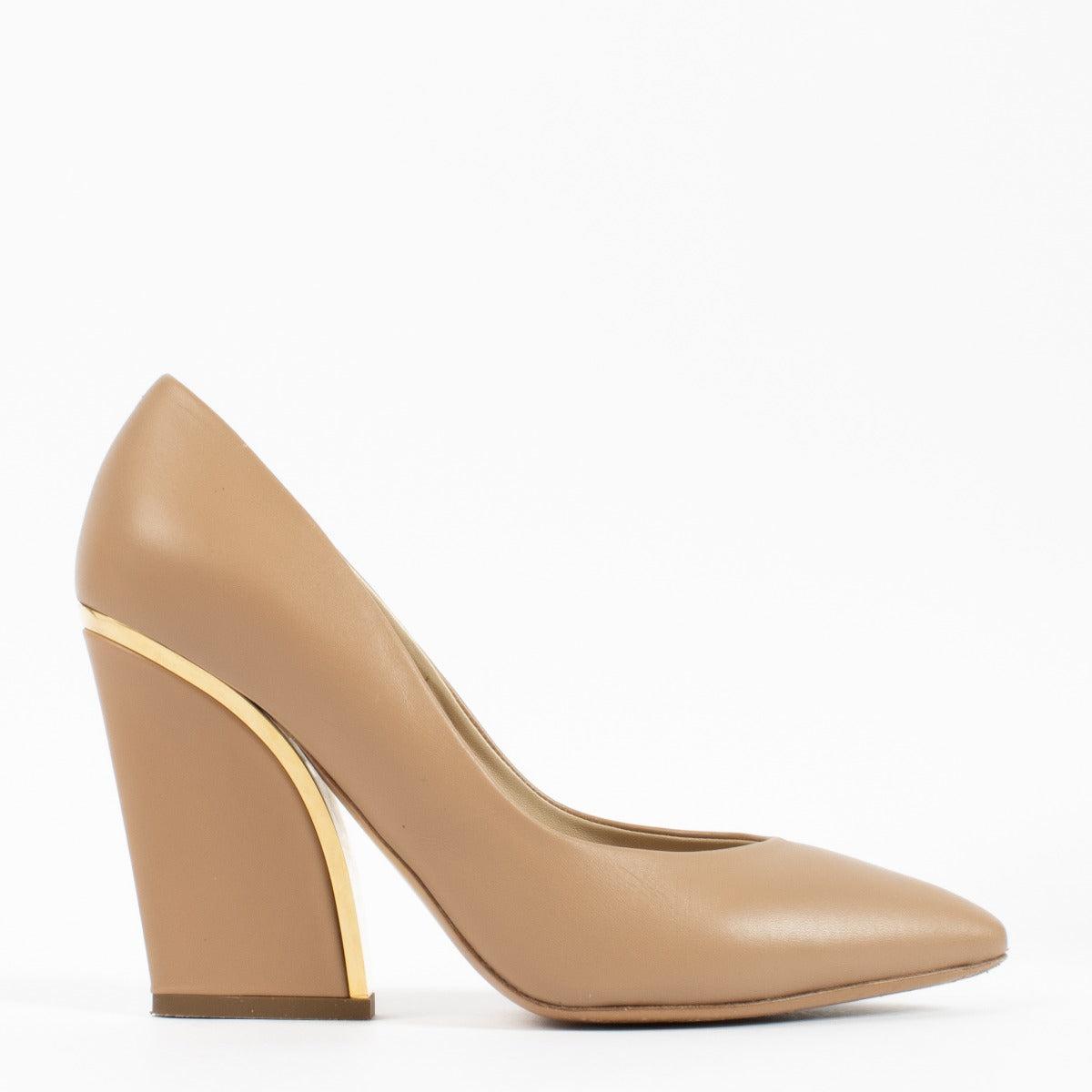 Chloé Zalmroze sleehak pumps - Maat 40