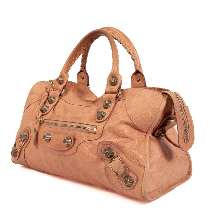 Balenciaga Vieux Rose Giant 21 Classic City Bag