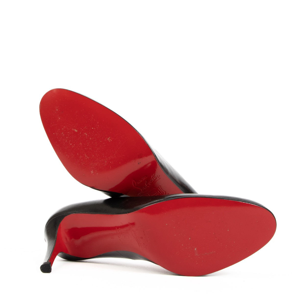 Shop authentic preloved Christian Louboutin Black Leather Heels - Size 39 on Labellov.com